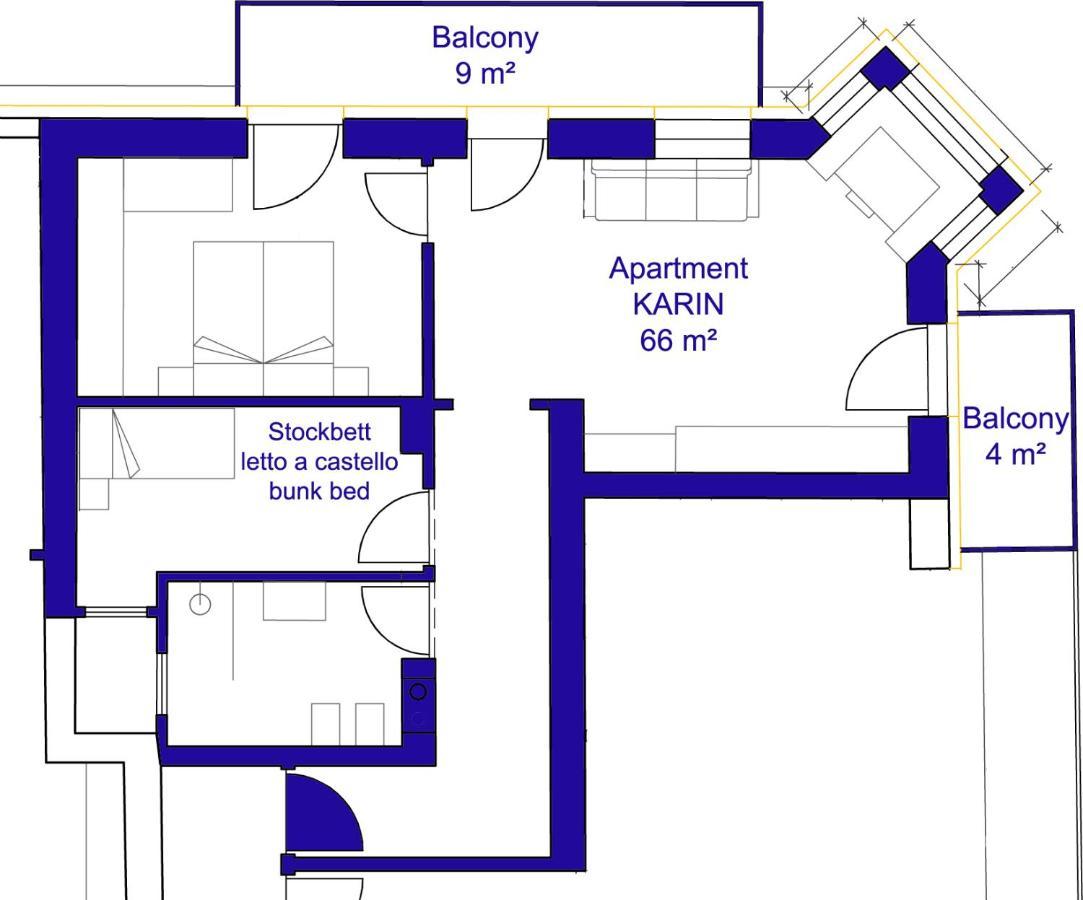 Apartments Anny Postal / Burgstall Bagian luar foto
